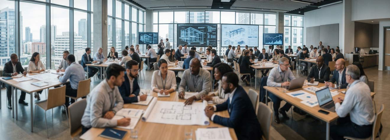 Internationale samenwerking in bouwonderzoek: onderzoekers en experts uit 55 landen